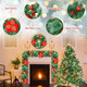 Prelit Artificial Christmas Garland,9FT Christmas Wreath for Christmas Decorations,Christmas Garlands with Lights,Rattan Decorations Xmas for Fireplaces Stairs,Holiday,Wedding Party,Evergreen