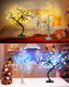 2FT Smart Lighted Birch Tree for Christmas Decorations Indoor, DIY Color Changing LED Tree for Table Decor Chasing Effect App Control, Fairy Lights Spirit Tree Lamp Timer for Home, USB Operated (2PK)