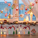 Blulu Christmas Garlands Christmas Banners Gingerbread Christmas Decorations Candy Garland Ornaments for Christmas Tree Home Kitchen Wall Decor (Candy,9 ft)