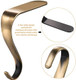 Boao 4 Pcs Christmas Stocking Holders Metal Mantel Stockings Hangers Classic Shelf Heavy Duty Stocking Garland Hangers for Counter Tables Window Fireplace Xmas Party Decoration (Bronze) Boao 4 Pcs Christmas Stocking Holders Metal Mantel Stockings Hangers Classic Shelf Heavy Duty Stocking Garland Hangers for Counter Tables Window Fireplace Xmas Party Decoration (Bronze)