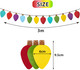 Boao 2 Christmas Felt Garland Felt Banners Hanging on The Ceiling and Wall Decorations of The Christmas Tree, with 9.8 feet and 6 Colors