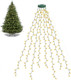 BOLWEO Christmas Tree Lights, 280LED Christmas Lights for Tree 8 Modesfor 6ft-7ft Christmas Tree, UL Indoor Outdoor Christmas Decorations 8 6.6ft Drops Warm White