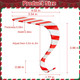 Christmas Stocking Holders for Mantle Set 4, Lightweight Metal Stocking Hangers Adjustable Candy Cane Stocking Hooks for Fireplace Widened Non-Skid Stocking Holders for Christmas Decoration