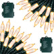Battery Operated Christmas Lights 2 Pack 18 Feet 50 LED Clear Mini String Lights with 8 Modes Waterproof Tree Lights for Xmas Outdoor Indoor Holiday Party Garden Decor, Warm White