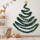 BRILLIHOOD DIY Wall Mounted Christmas Trees with LED RGB Light, Kids Toys Wall Hanging Christmas Tree, Space-Saving Christmas Decor Ideas for Small Space Home Holiday Decoration