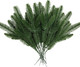 BSTCRAFT 50 Pack Artificial Pine Branches, Green Faux Pine Stems Christmas Plants Pines Needles DIY Accessories for Xmas Wreath Garland Home Decorations