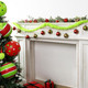 Grinchmas Christmas Garland Decorations Indoor Outdoor: Cute Colorful Plush Strips with Elf Balls Christmas Garland Decor, Green Fluffy String Ornaments Xmas Banner for Home Wall Mantel Fireplace Tree