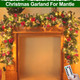 Remote Control&Timer&8 Modes 9Ft by 10 Inch 50 LED Prelit Christmas Garland Decorations Warm Lights Thick 300 Lifelike Snowy Tips 198 Red Berries 18 Pinecones Xmas Garland Fireplace Door Stairs Home