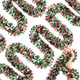 Ceenna 89FT Christmas Tree Tinsel Garland Christmas Metallic Streamers Twist Garland Hanging Decorations for Home Celebrate Holiday Year Wedding Birthday Party Indoor Outdoor Supplies(Multicolor)