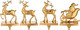 Antique Gold Reindeer & Sleigh Stocking Holder Set for Mantle Set of 4,Deer Stocking Hangers for Firepiece,Christmas Decorations Mantel Hanger for Stocking/Garland (Retro Gold) Antique Gold Reindeer & Sleigh Stocking Holder Set for Mantle Set of 4,Deer Stocking Hangers for Firepiece,Christmas Decorations Mantel Hanger for Stocking/Garland (Retro Gold)