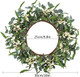 CEWOR Artificial Eucalyptus Wreath for Front Door 20in, Spring Summer Green Leaf Wreath for Farmhouse Wall Wedding Decor Window Front Porch Patio Garden Decoration