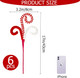Candy Cane Christmas Decorations, 6 Pcs Christmas Tree Picks, 17 Inch Red and White Christmas Ornaments for Christmas Tree Topper Filler, Big Large Ornaments Grinchs Candyland Xmas Decorations Candy Cane Christmas Decorations, 6 Pcs Christmas Tree Picks, 17 Inch Red and White Christmas Ornaments for Christmas Tree Topper Filler, Big Large Ornaments Grinchs Candyland Xmas Decorations