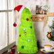 Civaner Tabletop Mini Christmas Tree 18 Inch Artificial Tabletop Christmas Tree Plush Christmas Table Decorations with Christmas Ball, Santa Hat for Christmas Indoor Home Kitchen Dining Table Decor