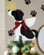 Dog Christmas Tree Topper with Glitter Star & Wings Xmas Tree Ornament Black and White Puppy Winter Holidays Home Decoration Puppy Wreath Attachment Festive Ideas Supplies Dog Christmas Tree Topper with Glitter Star & Wings Xmas Tree Ornament Black and White Puppy Winter Holidays Home Decoration Puppy Wreath Attachment Festive Ideas Supplies