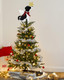 Dog Christmas Tree Topper with Glitter Star & Wings Xmas Tree Ornament Black and White Puppy Winter Holidays Home Decoration Puppy Wreath Attachment Festive Ideas Supplies Dog Christmas Tree Topper with Glitter Star & Wings Xmas Tree Ornament Black and White Puppy Winter Holidays Home Decoration Puppy Wreath Attachment Festive Ideas Supplies