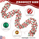 Crowye 40 ft Christmas Tree Garland Plastic Candy Bead Peppermint Ball Christmas Garland Candy Cane Christmas Decorations Christmas Beaded Garland for Xmas Party Fireplace Home Decor (Xmas Ball)