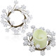 2 Pcs Christmas Candle Rings Snowflake Candle Wreath Glitter Vintage Wood Candle Wreaths for Pillar Candles 3.9 Inch Frosty Candles Holder for Christmas Winter Rustic Table Centerpiece Decor
