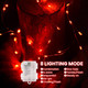 Fairy Lights Battery Operated 10FT Red Fairy String Lights 60 Led Fairy Lights Waterproof Mini String Lights Small Twinkle Lights Fairy Lights for Bedroom,Xmas Wreath,Wedding,Halloween,Christmas