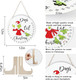 DAZONGE Christmas Decorations Welcome Sign Christmas Countdown Advent Calendar for All Ages 12'' Wooden Christmas Wreath with Easel for Door Wall Mantel Decor Christmas Decor