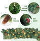 Dazzle Bright 9 FT Artificial Christmas Garland Prelit with 50 LED Lights, Pine Cones and Red Berries with 8 Modes Timer, Battery Powered for Front Door Home Office Christmas Decorations