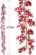 DearHouse 6FT Red Berry Christmas Garland, Artificail Garland Indoor Outdoor Garden Gate Home Decoration for Winter Holiday Year Decor