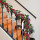 DearHouse 6Feet Red Berry Christmas Garland with Green Leaves Wired Christmas Berry Garland Artificail Garland Indoor Outdoor Garden Gate Home Table Runner Decoration for Winter Holiday Year Decor