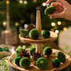DecorbyHannah Mini Velvet Christmas Ornaments, 24ct Green Velvet Small Ornaments for Christmas Tree, Shatterproof Flocked Christmas Tree Ornaments Decorations for Home, St Patricks Day, Easter, Fall DecorbyHannah Mini Velvet Christmas Ornaments, 24ct Green Velvet Small Ornaments for Christmas Tree, Shatterproof Flocked Christmas Tree Ornaments Decorations for Home, St Patricks Day, Easter, Fall