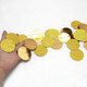 Decor365 Gold Circle dots Garland Golden Party Decorations Glitter Polka Dots Streamers Hanging Backdrop Bunting String Wedding Birthday Baby Shower Graduation Year Christmas Sweet 16 Bday Decor