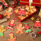 DECYOOL 24 Pcs Gingerbread Christmas Decorations Wooden Gingerbread Man Ornaments Gingerbread Men Hanging Pendants for Wreath Christmas Tree Xmas Gingerbread Party Decorations