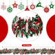 59 Feet Christmas Tinsel Garland Metallic Twist Garland Shiny Hanging Garland Ornaments for Christmas Tree Party Supplies Indoor and Outdoor Decoration (Red Green Silver)