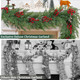 Dolicer 6FT Christmas Pine Garland, Artificial Cedar Garland with Red Berries, Lush Winter Greenery Garland with Lights for Mantel Home Fireplace Holiday Weeding Christmas Decorations