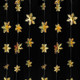 24 Pcs 3D Gold Hanging Snowflake Decorations Christmas Gold Hanging Snowflake Ornaments Glittery Snowflakes Garland Banner for Christmas Winter Wonderland Holiday Year Home Party Supplies (Gold)