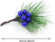DULRLLY 24 Pcs Artificial Pine Picks, Winter Berries Holly Spray Wire Stems, Mini Stimulation Red Berries Branches for Xmas Flower Arrangements Wreaths and Holiday Decorations… (Blue) DULRLLY 24 Pcs Artificial Pine Picks, Winter Berries Holly Spray Wire Stems, Mini Stimulation Red Berries Branches for Xmas Flower Arrangements Wreaths and Holiday Decorations… (Blue)