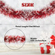 50 Feet Christmas Tinsel Garland,Metallic Twist Garland,Shiny Hanging Garland Ornaments for Christmas Tree Home and Party Decoration(Bright Red) 50 Feet Christmas Tinsel Garland,Metallic Twist Garland,Shiny Hanging Garland Ornaments for Christmas Tree Home and Party Decoration(Bright Red)