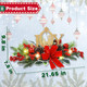 LED Lighted Joy Christmas Centerpiece Table Decorations,Nativity Scene Tabletop Decor for Home Party Year Winter Holiday Fireplace