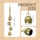 Set of 2 Christmas Bells Metal Rustic Hanging Bells with Hemp Ropes Vintage Christmas Decorations Indoor Home for Christmas Wreaths Christmas Trees Rustic Christmas Ornaments Decor Set of 2 Christmas Bells Metal Rustic Hanging Bells with Hemp Ropes Vintage Christmas Decorations Indoor Home for Christmas Wreaths Christmas Trees Rustic Christmas Ornaments Decor