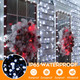 Battery Christmas Lights with Remote, 66ft 200LED Fairy Lights Battery Operated with Timer 8 Modes Waterproof for Outdoor Home Garden Party Holiday Xmas Christmas Trees Decoration (Cool White)