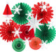 Christmas Party Decorations Red and Green Hanging Paper Fans Glitter Silver Snowflake Ornaments Nine-pointed Paper Star Lantern for Winter Christmas Birthday Wedding Year Party Decoration Christmas Party Decorations Red and Green Hanging Paper Fans Glitter Silver Snowflake Ornaments Nine-pointed Paper Star Lantern for Winter Christmas Birthday Wedding Year Party Decoration