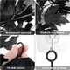 4 Pack Halloween Black Fall Maple Garland Decorations 5.8 Feet Maple Leaf Garland with Hooks Artificial Hanging Foliage Vine Garland for Autumn Halloween Thanksgiving Home Decorations