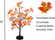 FUCHSUN 24 LED Tabletop Fall Maple Tree Light Lighted Bonsai Autumn Tree with 8 Lighting Modes & Timer for Party Wedding Christmas Thanksgiving Home Decoration