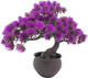 Artificial Plants Artificial Bonsai Juniper Tree Potted Faux Japanese Pine Bonsai Simulation Zen Garden Fake Plant Artificial Bonsai Tree for Home Office Showcase Indoor Décor Desktop Display