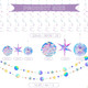 29 Pieces Home Iridescent Party Supplies Kit with Hanging Honeycomb Ball Decorative Paper Fan Snowflake Garlands White Star Hanging Swirl Decorations for Birthday Wedding Party Decorations 29 Pieces Home Iridescent Party Supplies Kit with Hanging Honeycomb Ball Decorative Paper Fan Snowflake Garlands White Star Hanging Swirl Decorations for Birthday Wedding Party Decorations