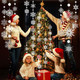 Winter Wonderland Decorations, Christmas Snowflake Garland Transparent White Large Snow Flake Garland Streamers Hanging Snow Flakes for Christmas Year Party Decoration Window Door Accessory