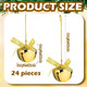 cotte 2 Boxes Christmas Bells Gold Sleigh Bells Xmas Small Brass Bells for Crafts Bell Ornaments Metal Bells for Christmas Tree Wreath Ornaments Door Knob Wedding Festival Decoration (1.18 Inch)