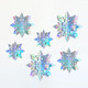 Christmas Snowflake Balloon Arch Garland Kit 148pcs Dusty Blue Silver with Snowflake Foil Balloon, 3D Hanging Snowflake Pendant for Girls Snow Princess Birthday Winter Wonderland Party Decorations