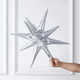 Christmas Snowflake Balloon Arch Garland Kit 148pcs Dusty Blue Silver with Snowflake Foil Balloon, 3D Hanging Snowflake Pendant for Girls Snow Princess Birthday Winter Wonderland Party Decorations