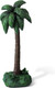 Christmas Realistic Palm Tree Artificial Single Palm Tree Resin Table Top Nativity Figurine for Christmas Nativity Scene Indoor s, 11.8'' Apply to 7'' and 10'' Scale Collection