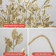 25.6" Christmas Glitter Leaves Stems, 5Pcs Artificial Champagne Leaf Spray Leaf Picks Tall Large for Christmas Tree DIY Xmas Wreath Garland Arrangment Vase Table Centerpieces Decoration Home Decor 25.6" Christmas Glitter Leaves Stems, 5Pcs Artificial Champagne Leaf Spray Leaf Picks Tall Large for Christmas Tree DIY Xmas Wreath Garland Arrangment Vase Table Centerpieces Decoration Home Decor