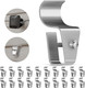 Goabroa Vinyl Siding Hooks 20 Pack, Siding Hooks for Home Security Camera Mount, No Hole Hanger Heavy Duty Stainless Steel Vinyl Siding Light Clips