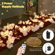GOESWELL Cherry Blossom Tree Lights for Wall: 7.9FT Lighted Garland for Room and Home Decor - Plug or Battery Operated Artificial Flower Vines for Mantle Fireplace Wedding Party Indoor Outdoor